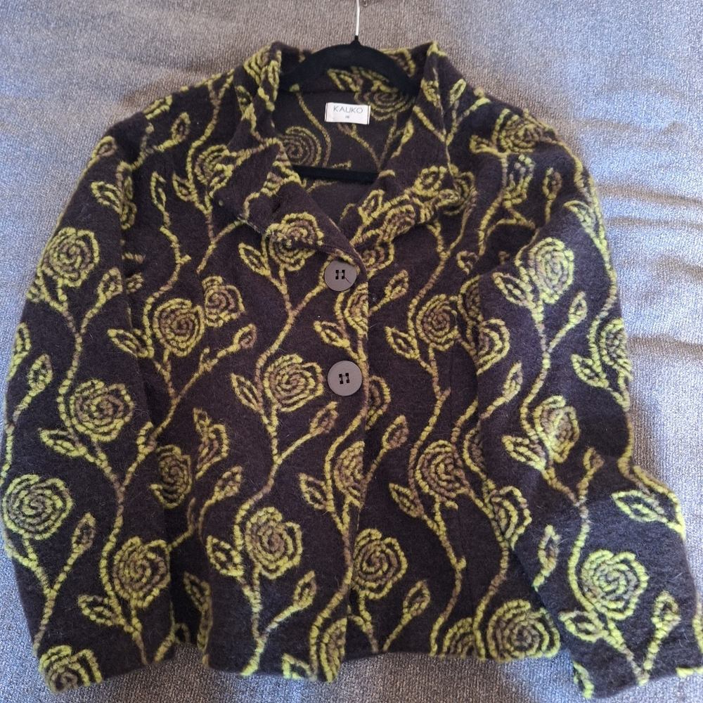 Kaliko Wool Jacket - Size 12 US ( UK 16)